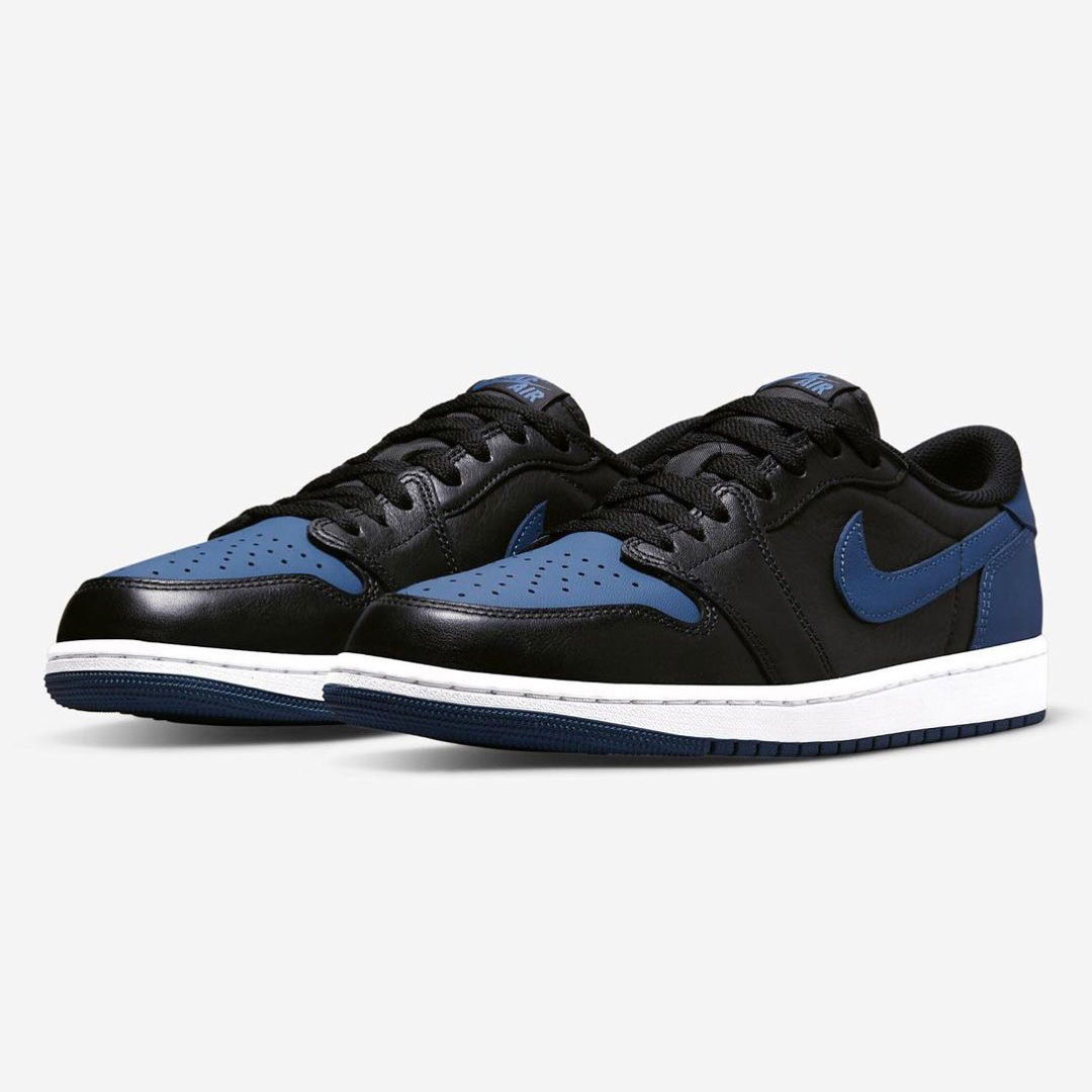 AIR JORDAN 1 LOW "MYSTIC NAVY" 官方高清細節圖