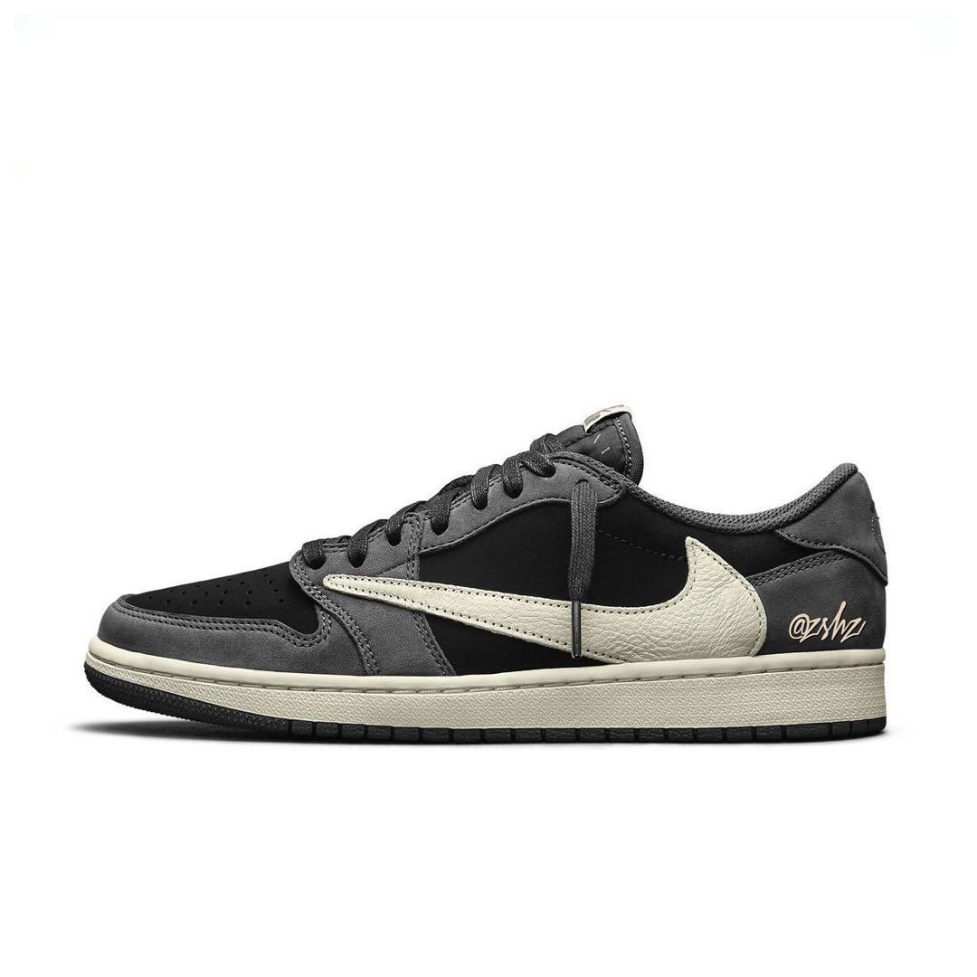 TRAVIS SCOTT x AJ1 LOW 新配色 “BLACK/PHANTOM” 將於 12 月登場