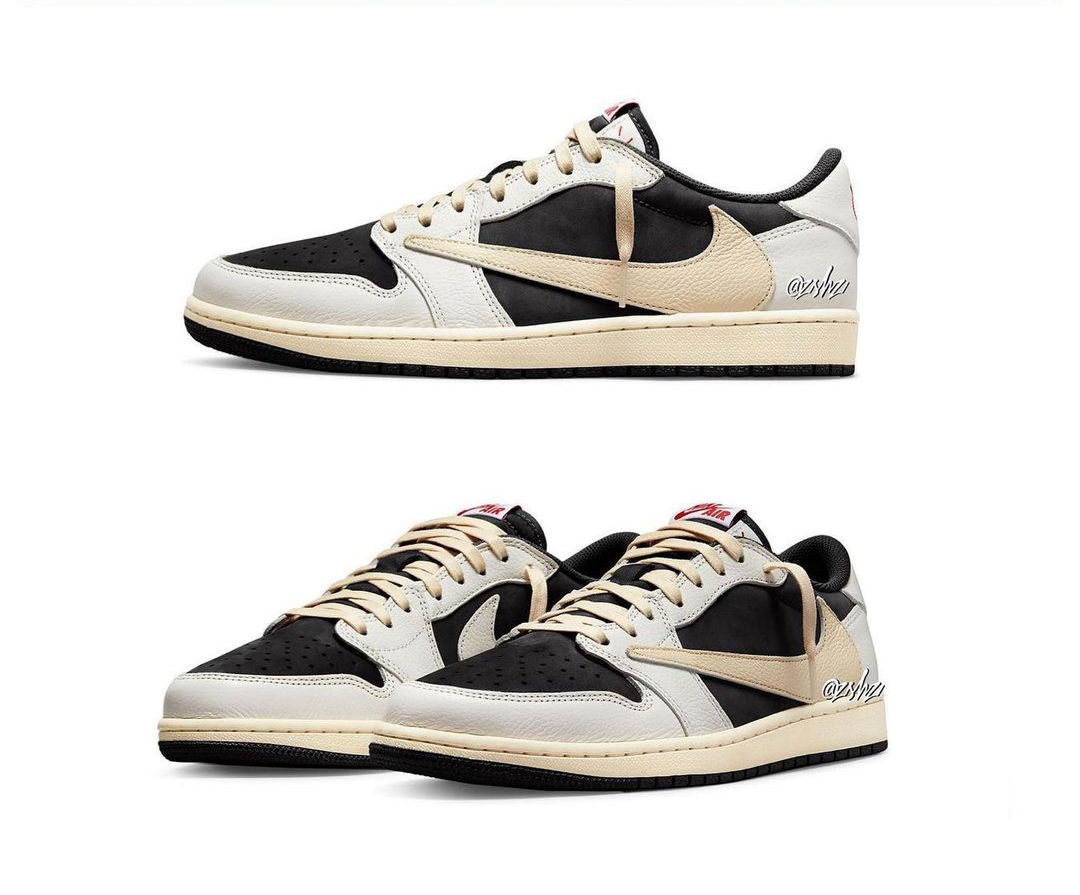 TRAVIS SCOTT x AJ1 LOW “SAL/BLACK” 疑似官方實物圖率先曝光