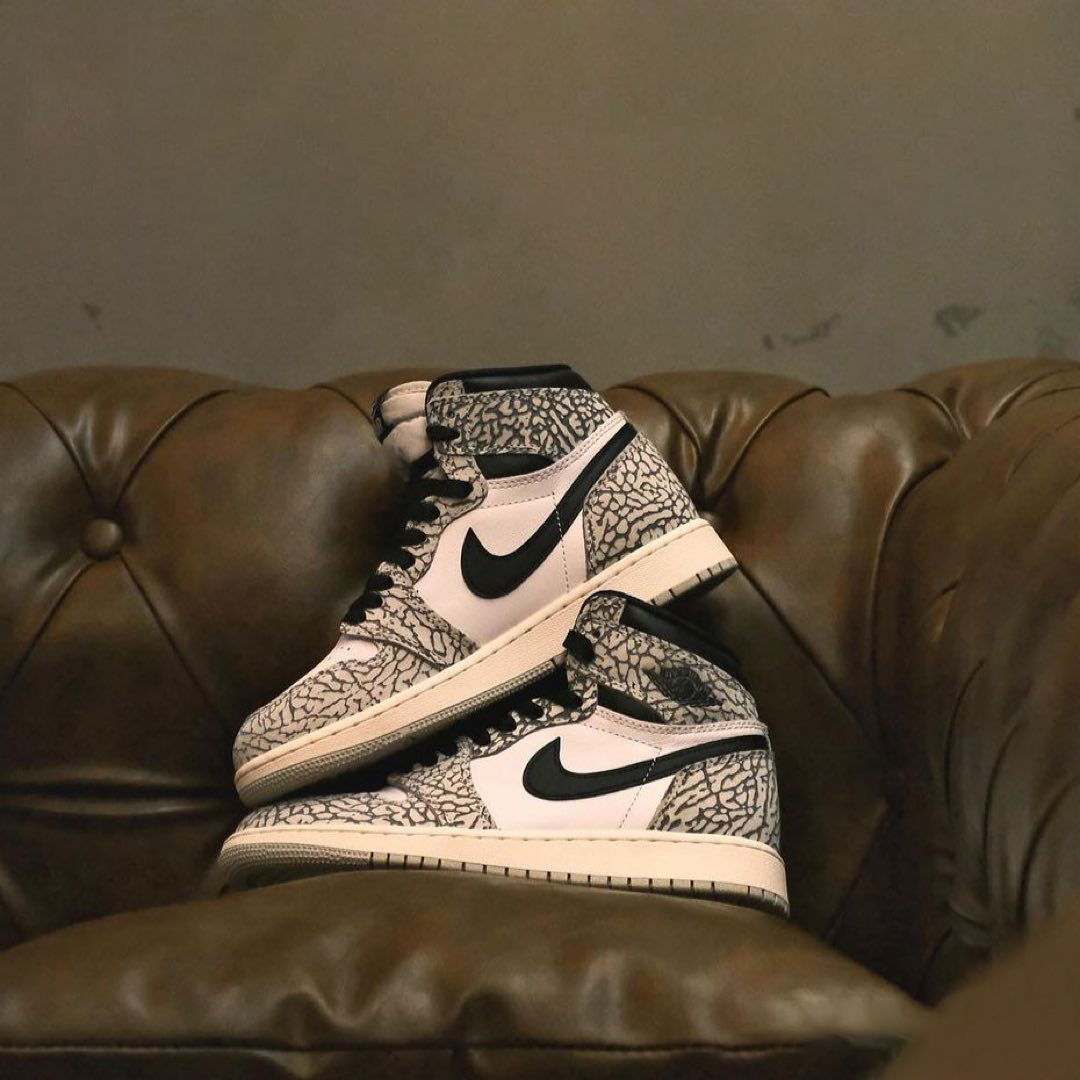 AIR JORDAN 1 HIGH OG "ELEPHANT" 非官方高清實物圖率先曝光