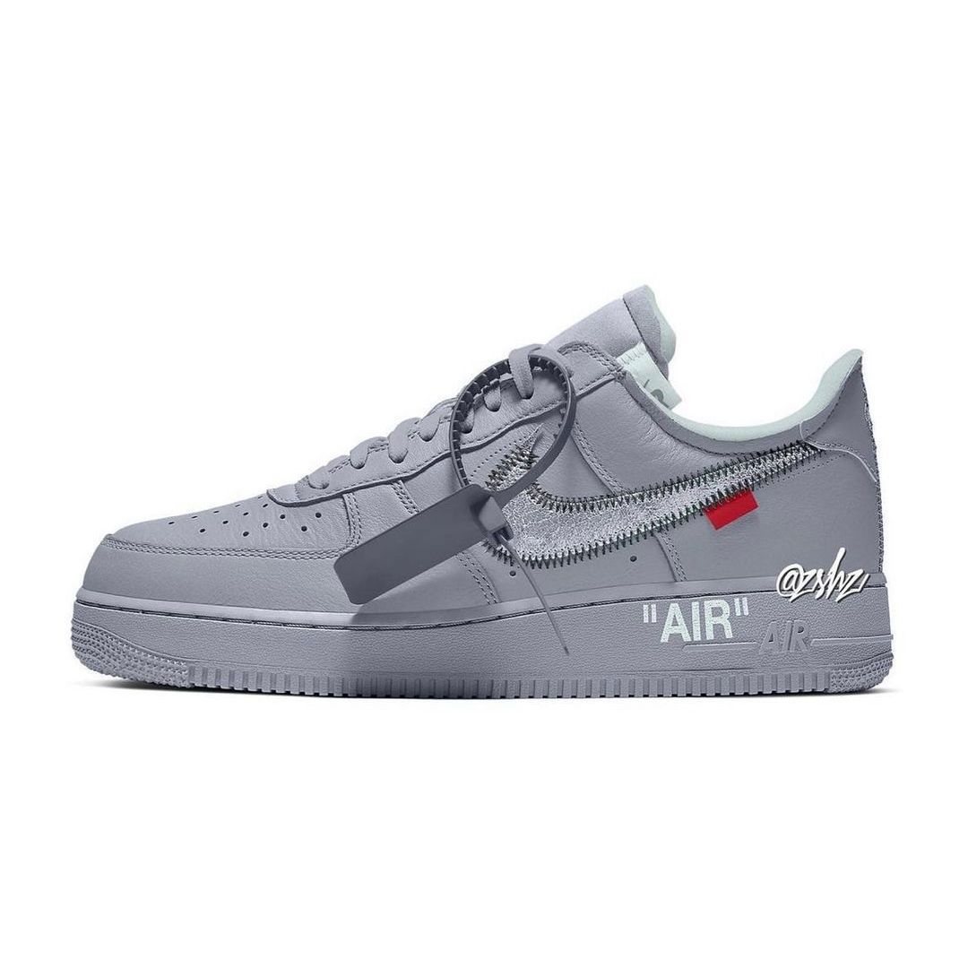 OFF-WHITE x NIKE 即將推出巴黎限定聯名 AIR FORCE 1 “GREY”