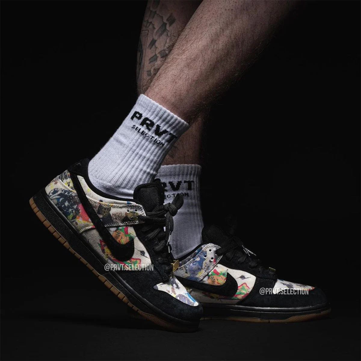 SUPREME X NIKE SB DUNK HIGH "RAMMELLZEE"非官方高清細節圖率先曝光