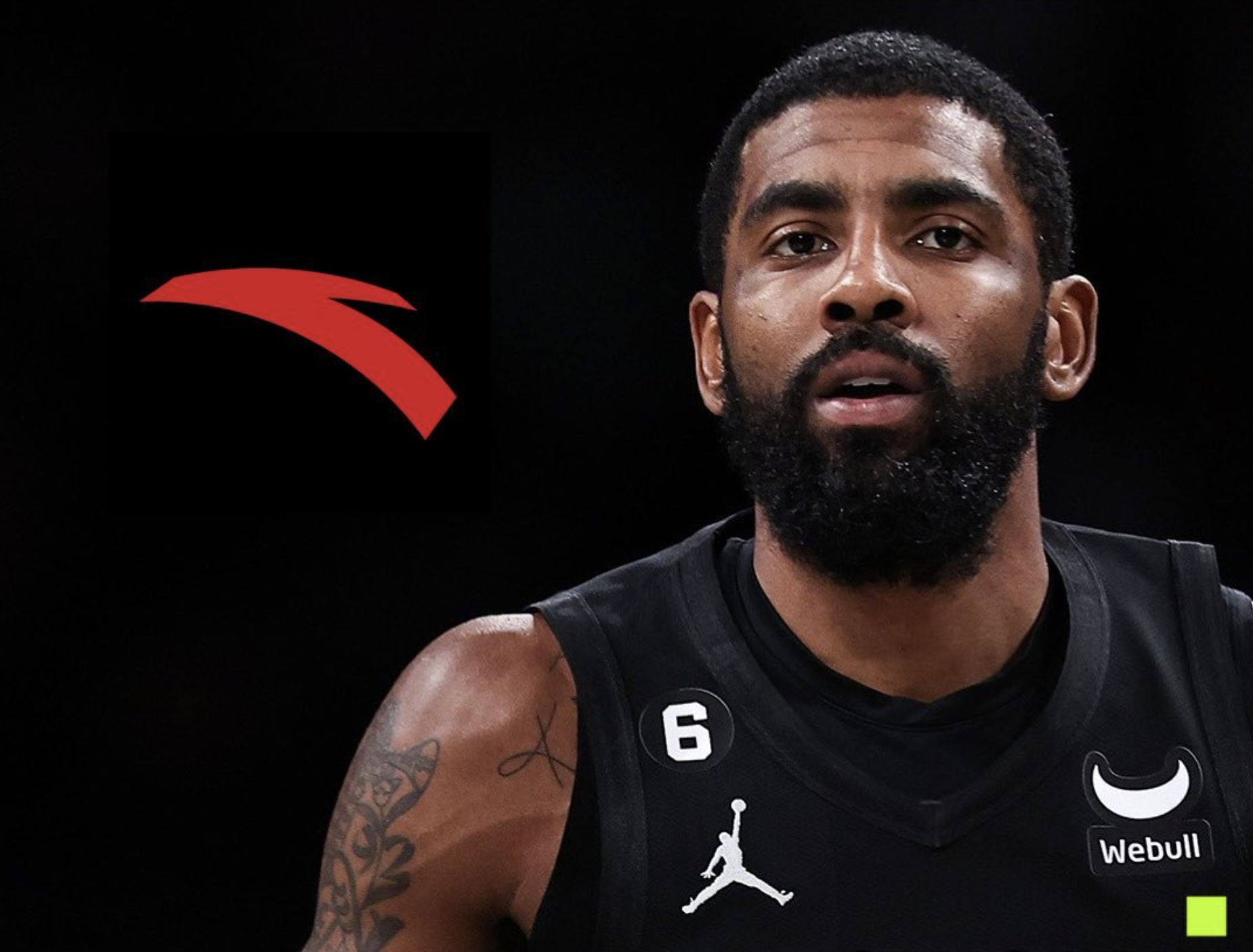 NBA 球星 KYRIE IRVING 與 NIKE 終止合作後 被爆出與中國品牌安踏簽約