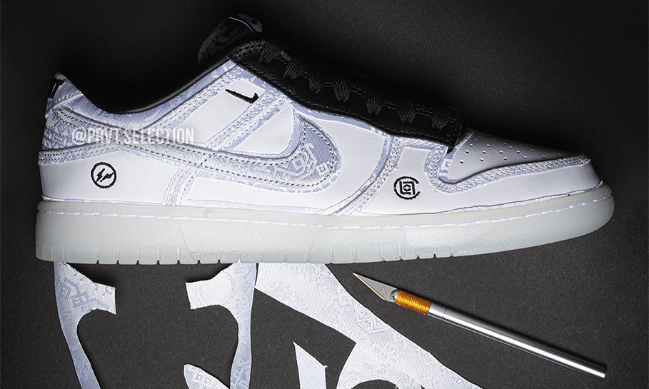 CLOT X FRAGMENT DESIGN X NIKE 三方聯名 DUNK LOW 隱藏細節率先曝光