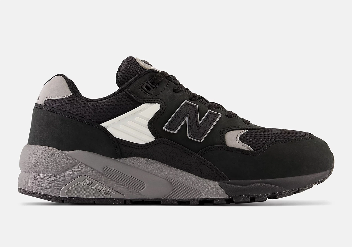 NEW BALANCE 580 "BLACK/GREY" 官方高清細節圖