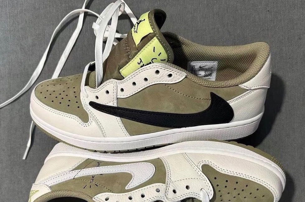 TRAVIS SCOTT x AJ 1 LOW GOLF 非官方實物細節圖率先曝光