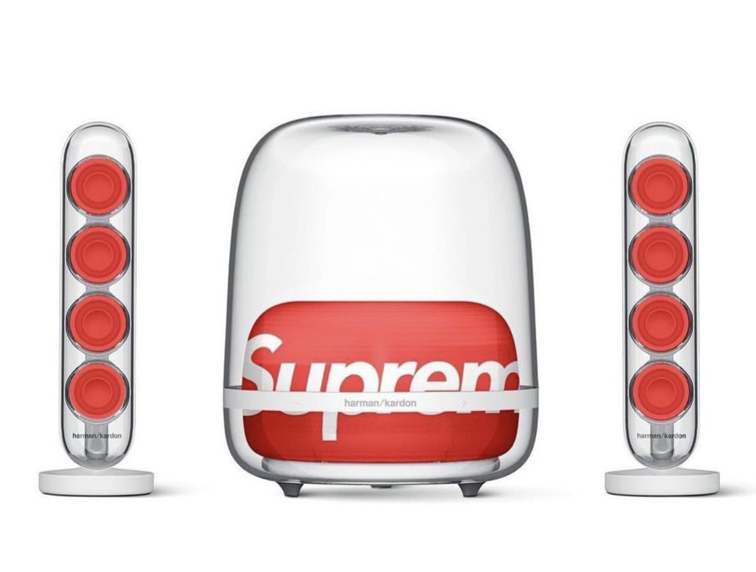 HARMAN KARDON x SUPREME 聯名 SOUND STICK 4 藍芽喇叭即將登場