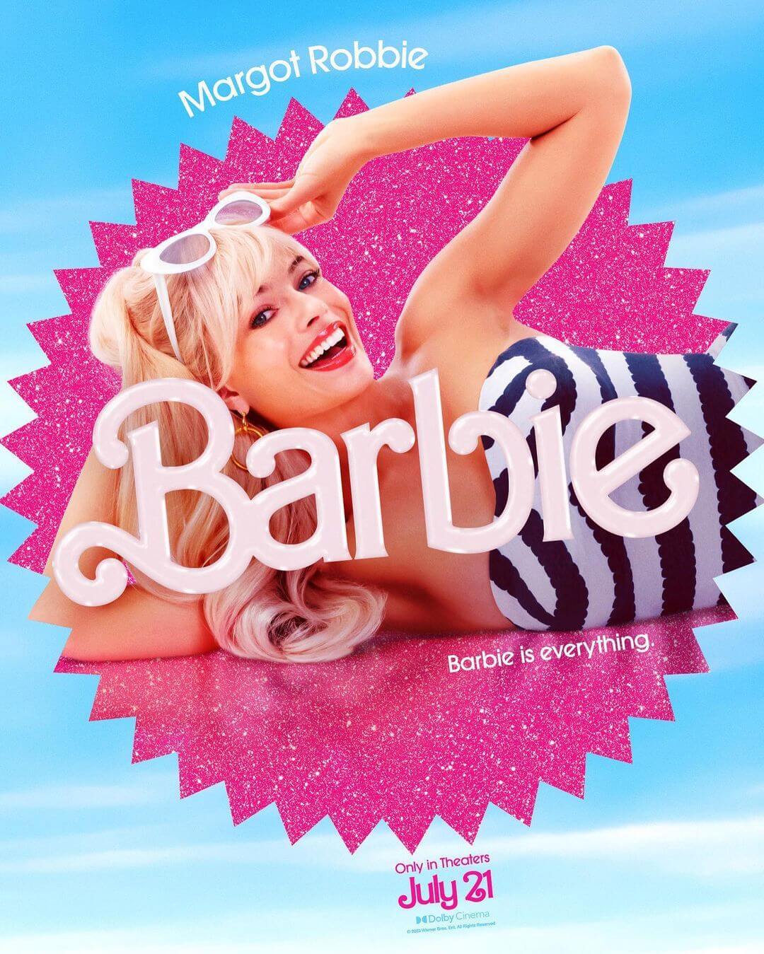 真人版電影《BARBIE》全球票房高達 11.8 億美金 預計女主角 MARGOT ROBBIE 可獲 5000 萬美金分紅