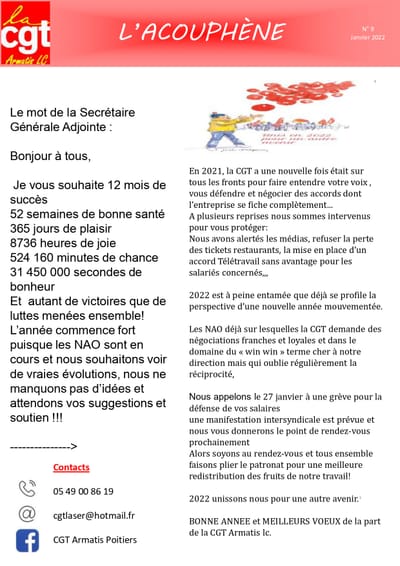 acouphène janvier 2022