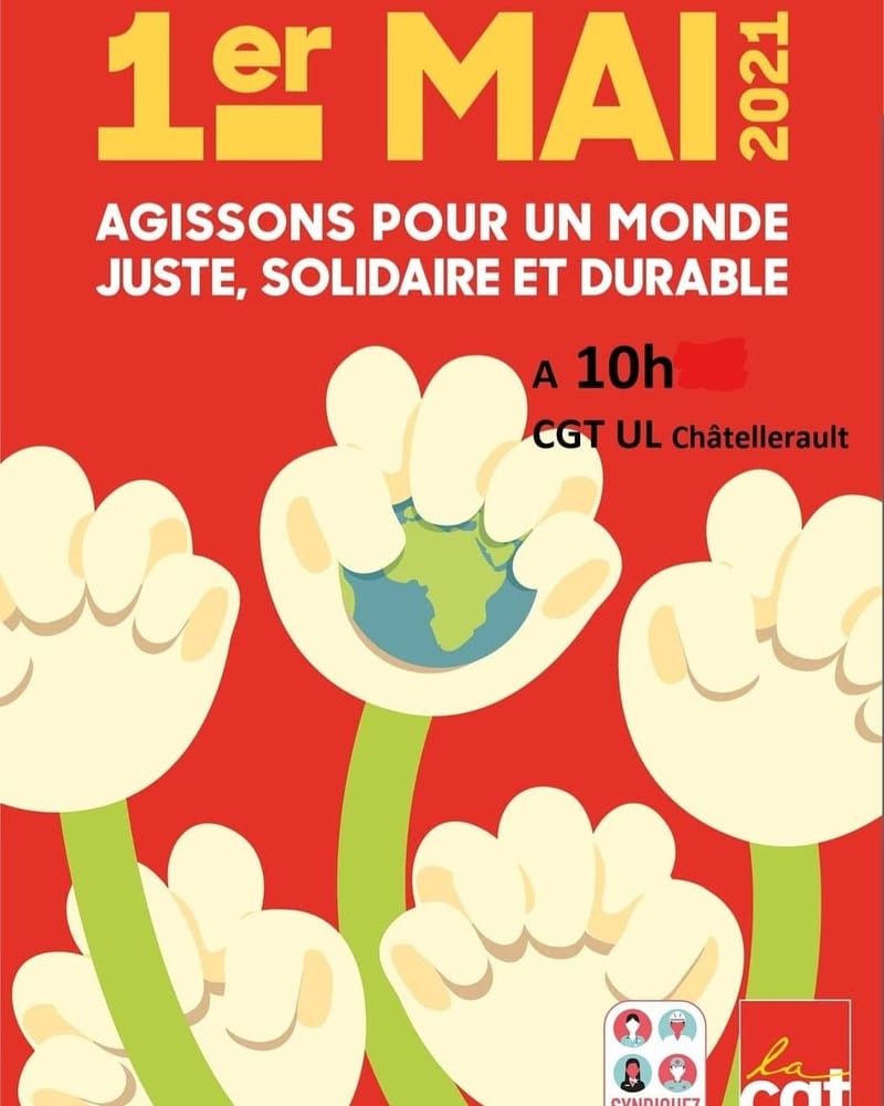 manif du 1er mai Châtellerault