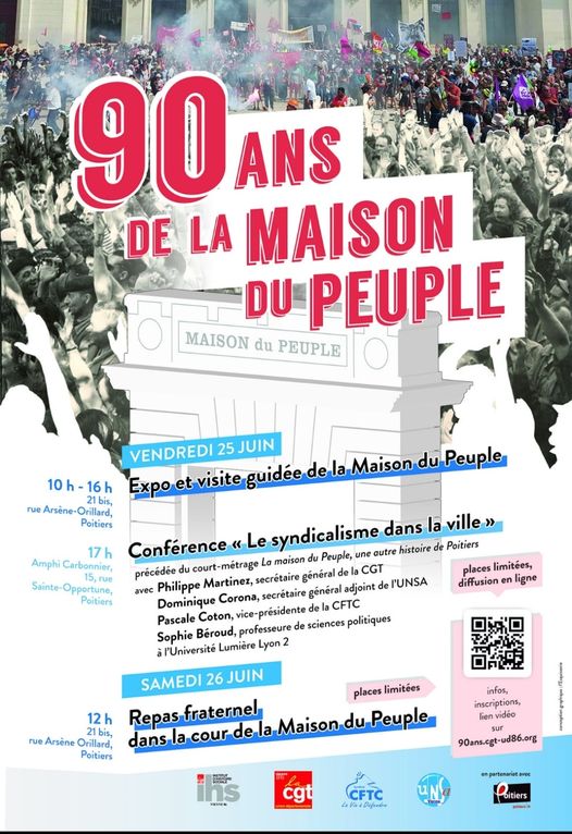 90 ans maison du peuple Poitiers