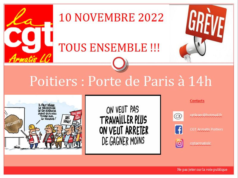 greve pour l'augmentation des salaires !