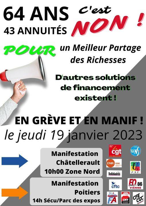 Manifestation nationale contre la reforme des retraites