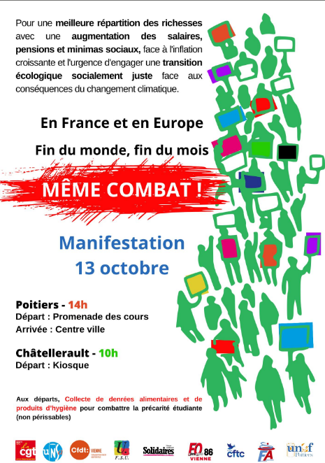 manif du 13 octobre 2023
