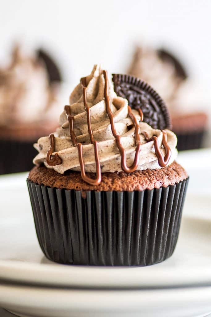 Small-batch Oreo Cupcakes