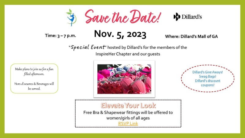 SPECIAL EVENT: Dillard's - Mall of Georgia