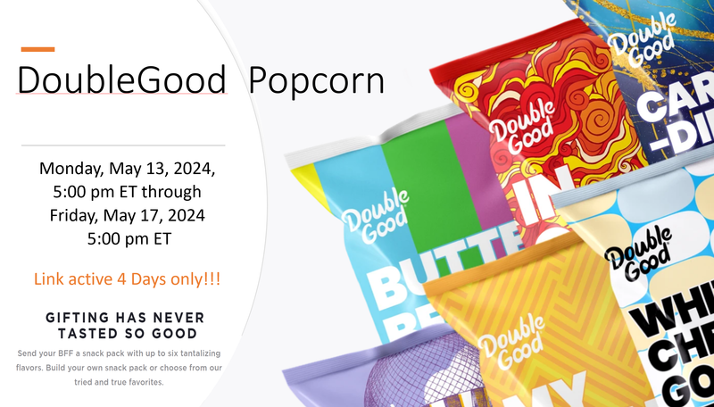 DoubleGood Popcorn Fundraiser