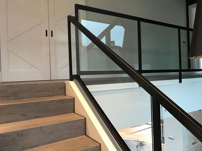 Steel Glass Railing installation || how to make steel glass railing design