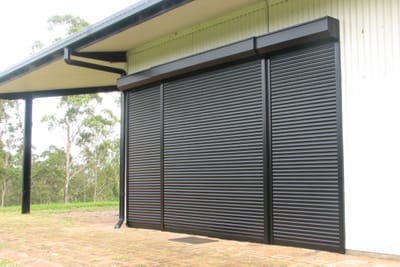 What is the cost to set up shutters with rollers?