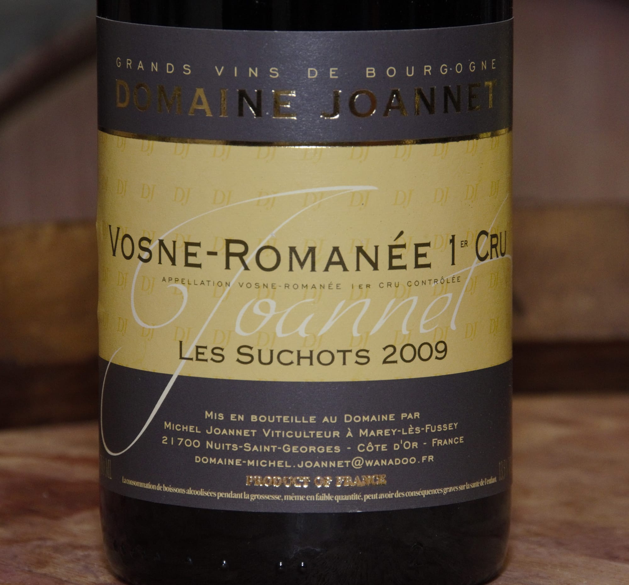 Vosne Romanée 1er Cru "Les Suchots"