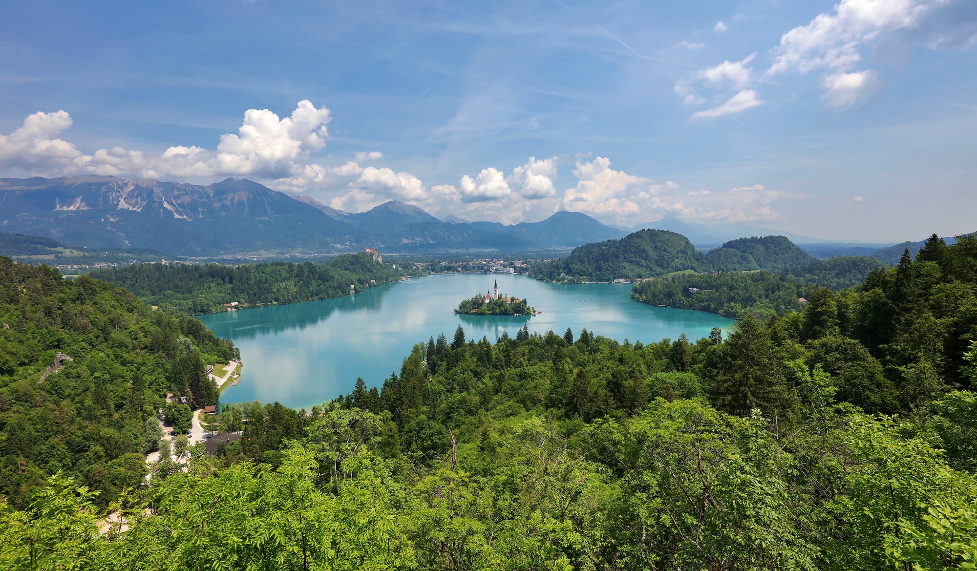 Bleder See  - Julische Alpen - Blejski Otok - Slowenien