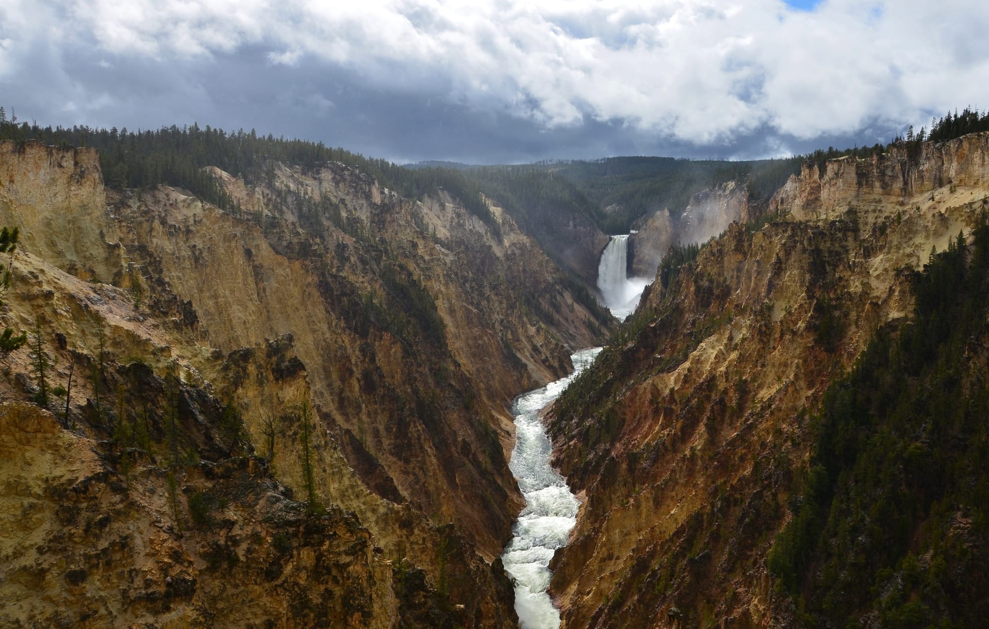 Lower Yellowstone Falls - Yellowstone National Park - Wyoming