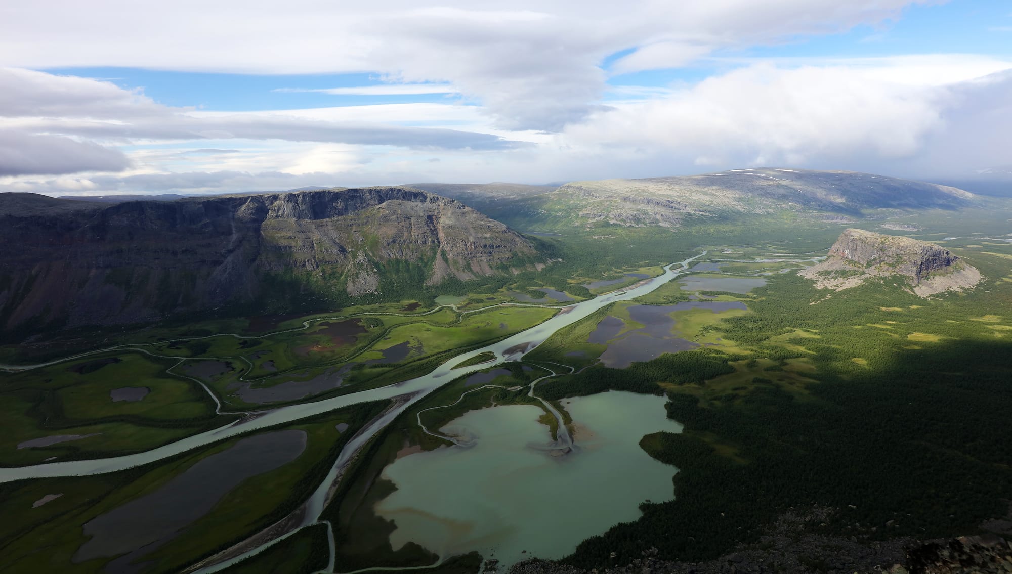 Nationalpark Sarek - Skierfe - Rapaälven - Rapaätno - Schweden