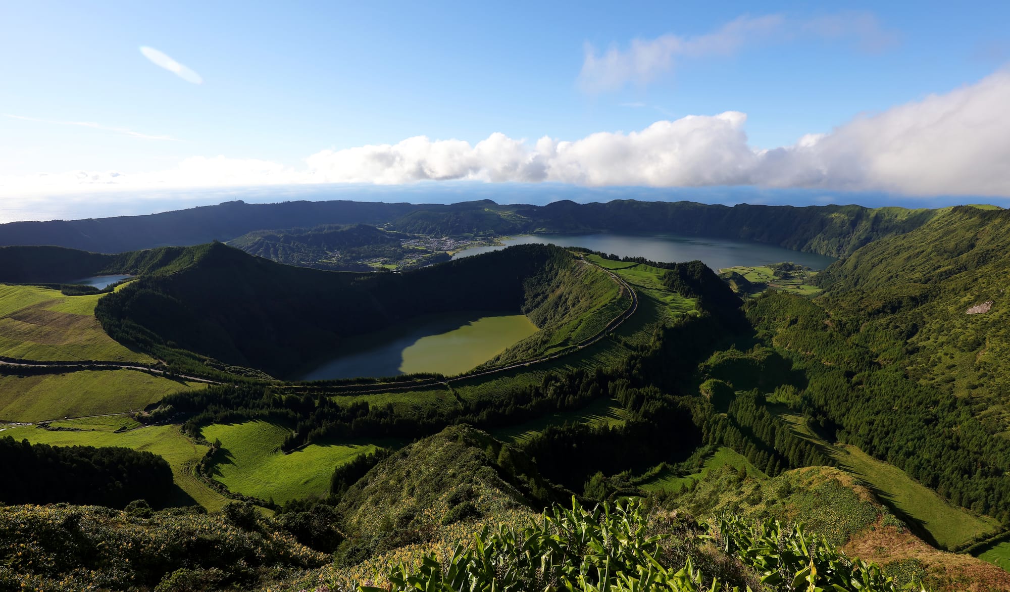 Miradouro da Boca do Inferno - Lagoa de Santiago - Lagoa Azul - Sete Cidades - São Miguel Island - Azores - Portugal