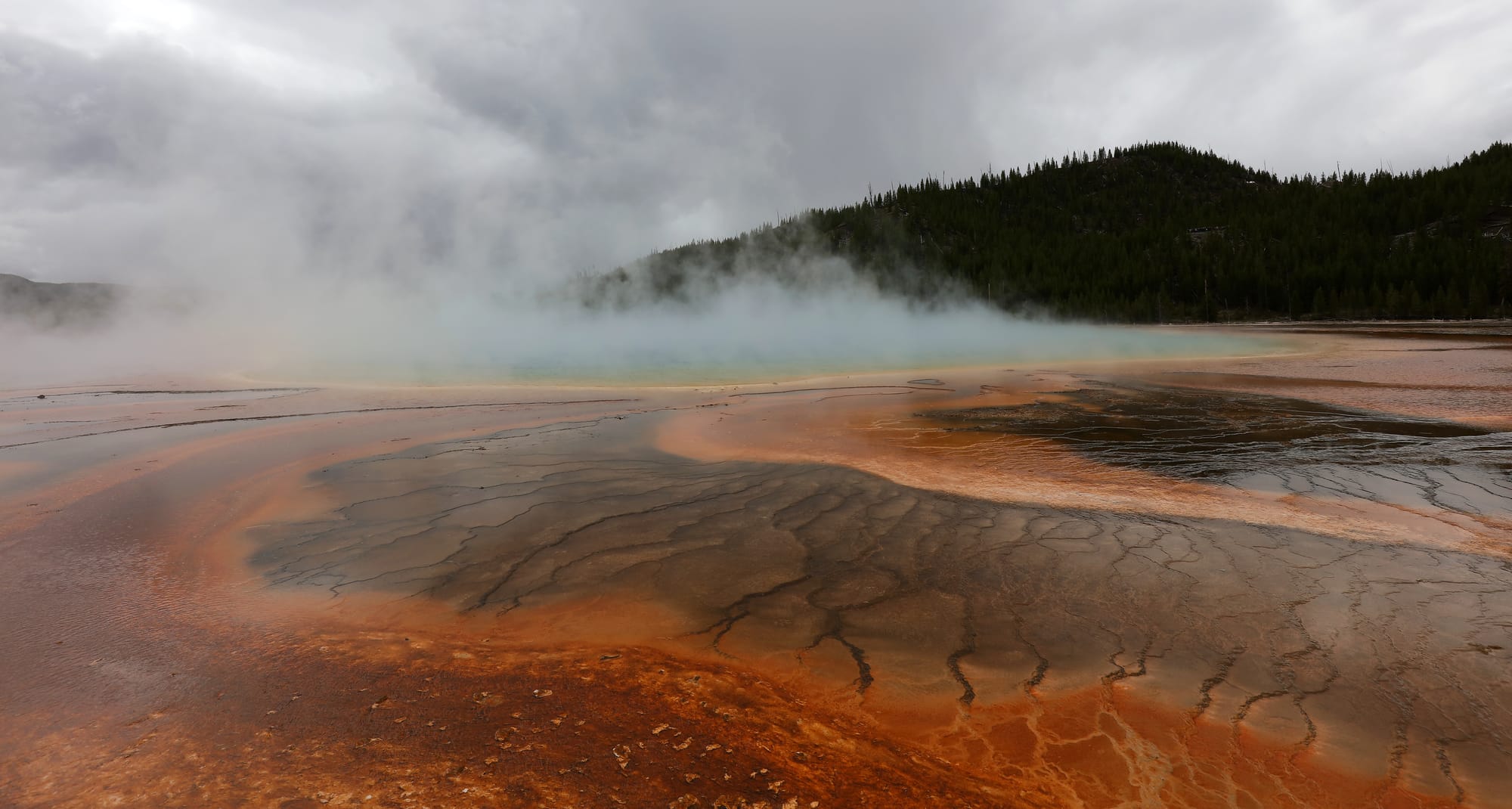 Grand Prismatic Spring - Yellowstone National Park - Midway Geyser Basin