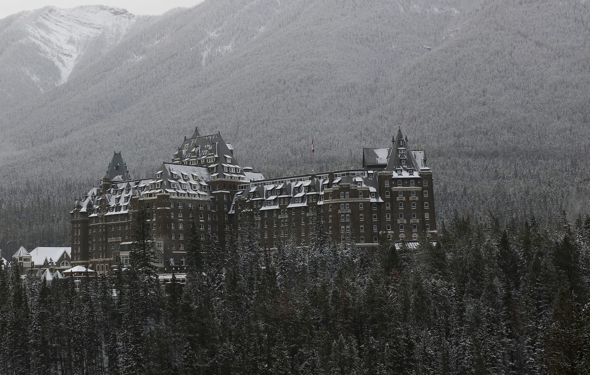 Fairmont Banff Springs - Surprise Corner Viewpoint - Banff National Park - Alberta