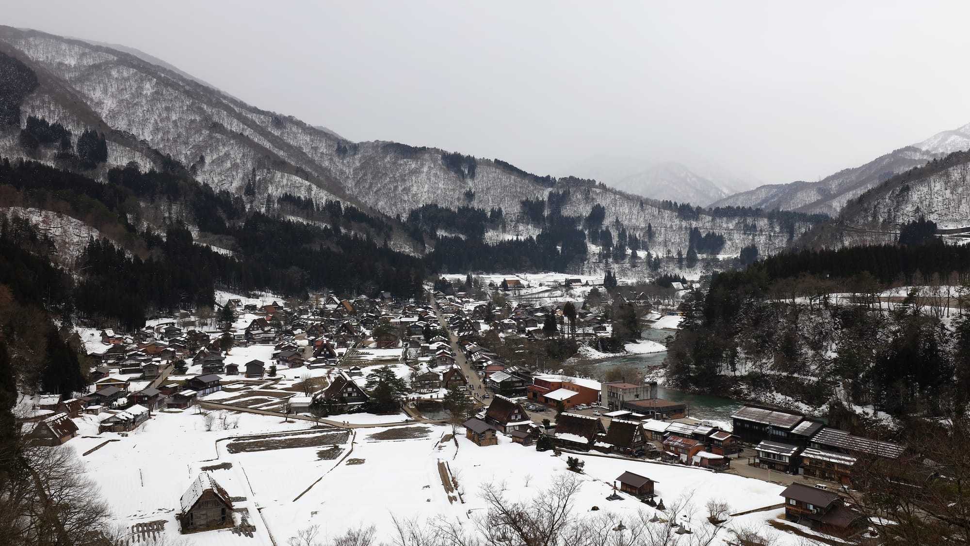 Shirakawa-gō - Shiroyama Tenshukaku Observation Deck