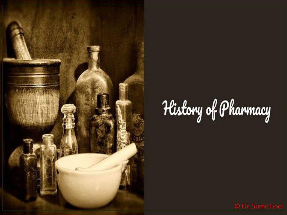 History of Pharmacy