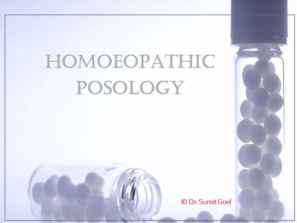 Homoeopathic Posology