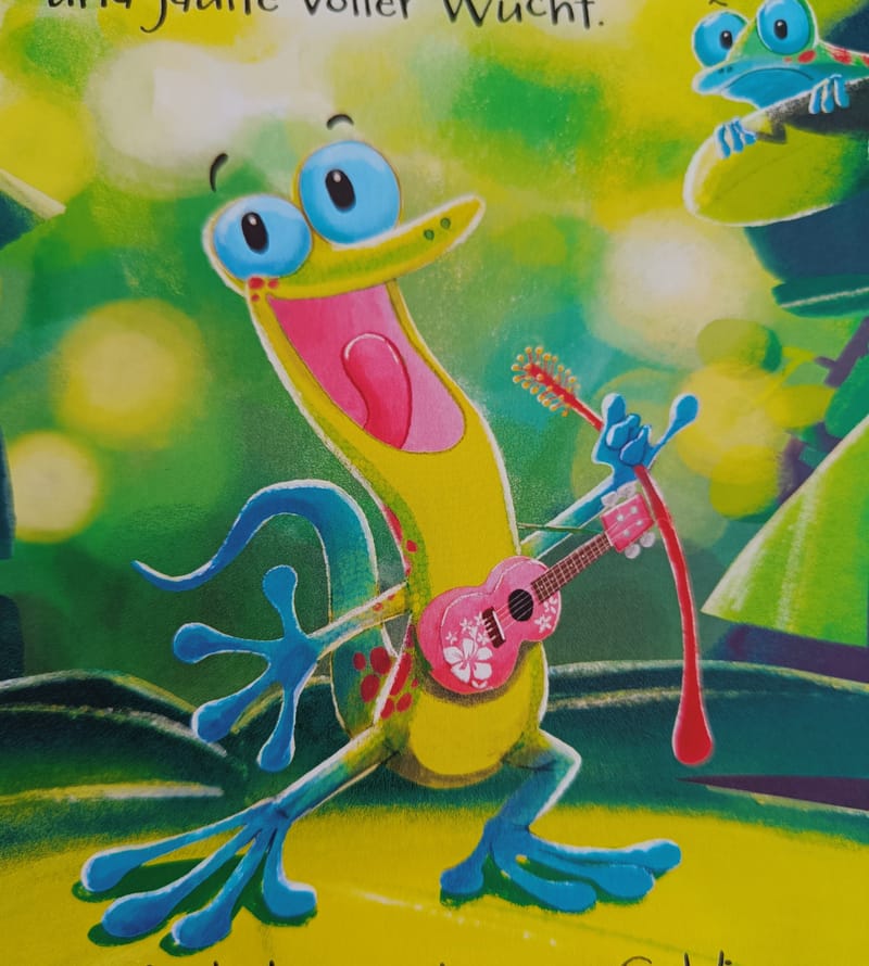 Geschichtennachmittag, "Gecko und das Glück des Gebens"