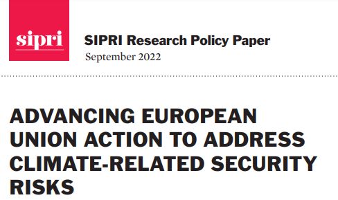 Advancing European Union Action to Address Climate-related Security Risks