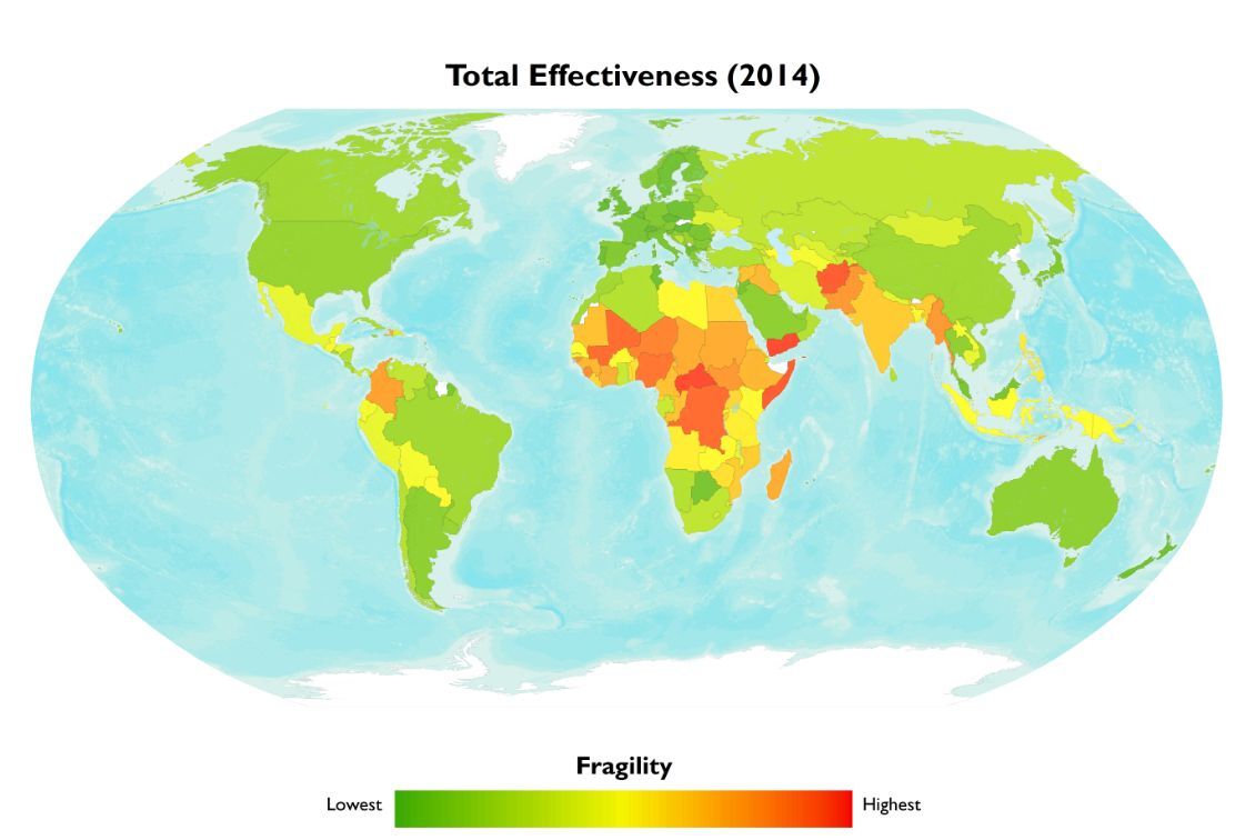 New study identifies the locations where fragility and climate risks co-occur in significant ways around the world