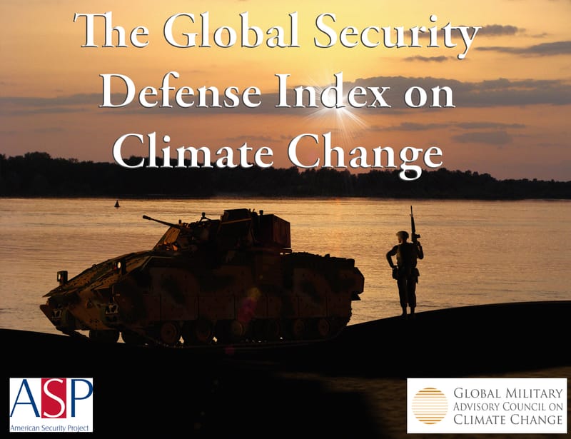 The Global Security Defense Index on Climate Change