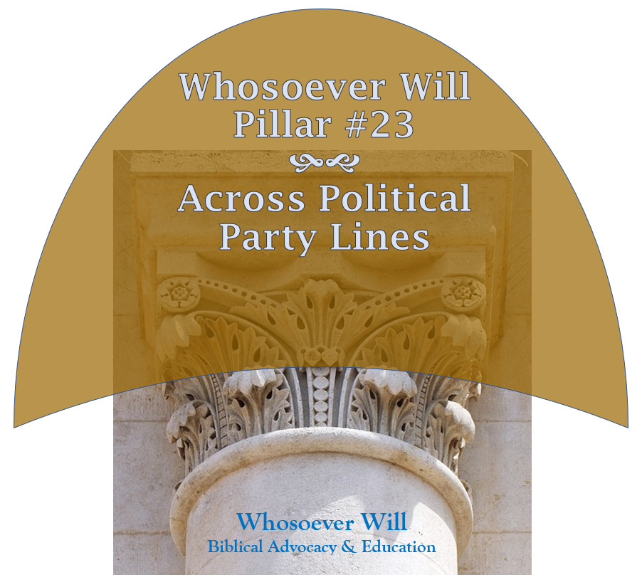 WsW Pillar #23 - Across Political Party Lines