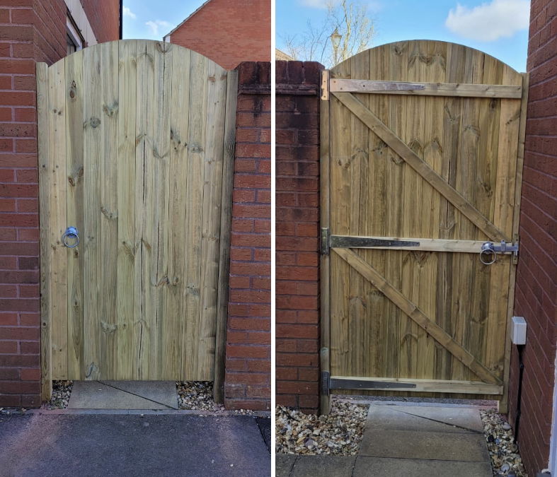 Installation of new fence
