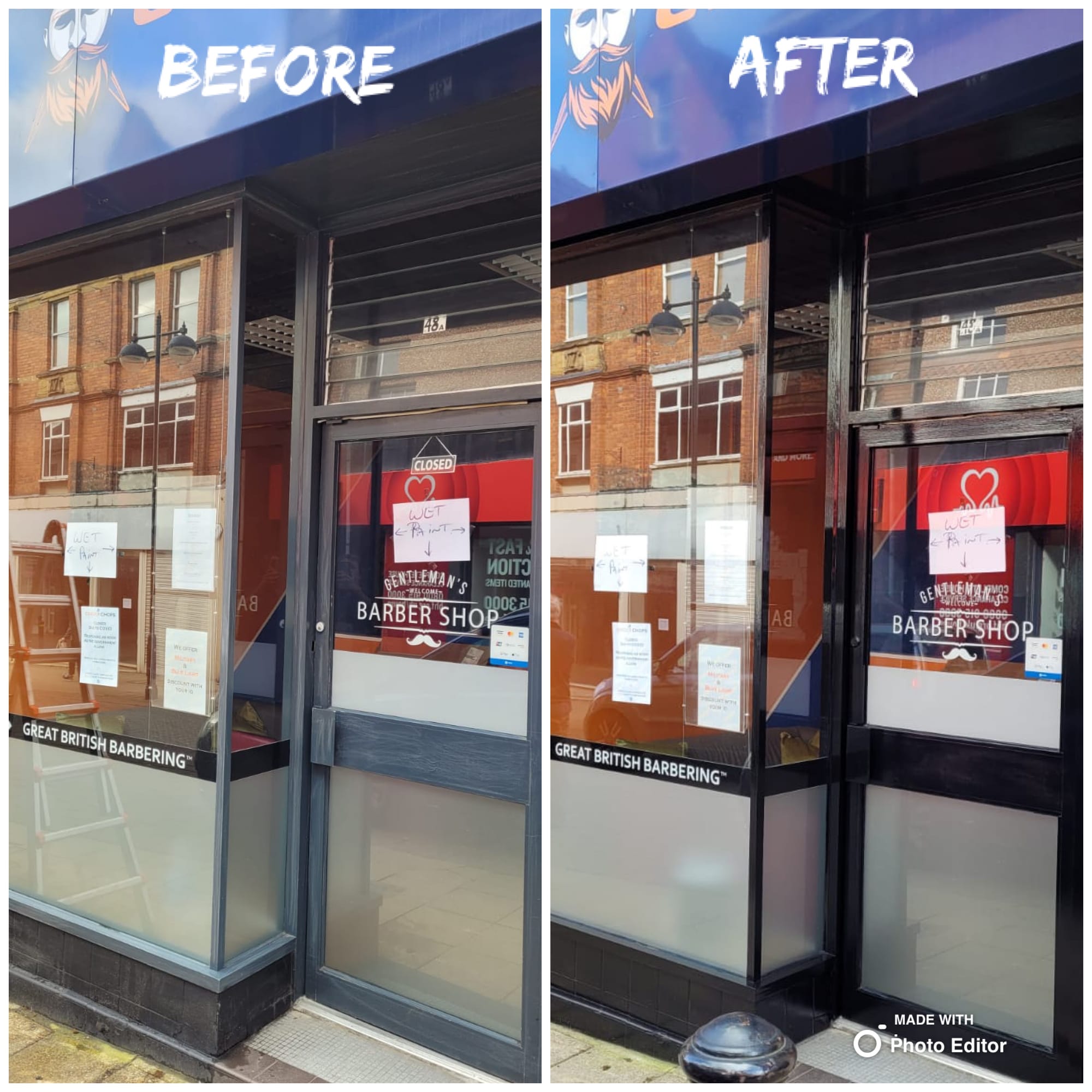 Corporate client- exterior painting