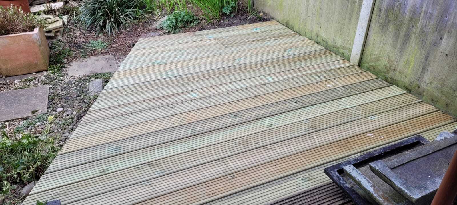 New decking