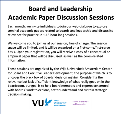 First Academic Paper Discussion Session