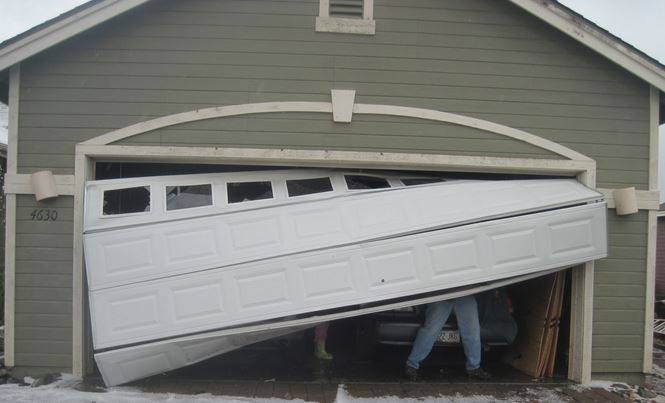 Replacement of the whole garage door