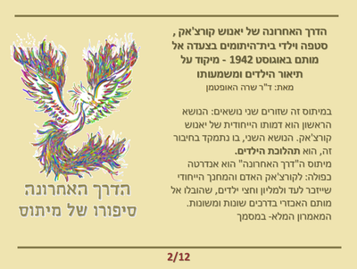 Ostatnia droga Janusza Korczaka, Stepa i dzieci z sierocińca maszerujące na śmierć w sierpniu 1942 r. - koncentracja na opisie dzieci i jego znaczeniu