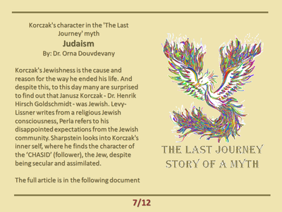 Postać Korczaka wyłaniająca się z mitu „Ostatnia podróż”: judaizm