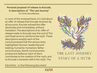 Osobista propozycja zwolnienia dla Korczaka w opisach „Ostatniej podróży”