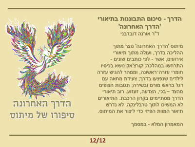 Droga - Podsumowanie obserwacji opisów „Ostatniej drogi”