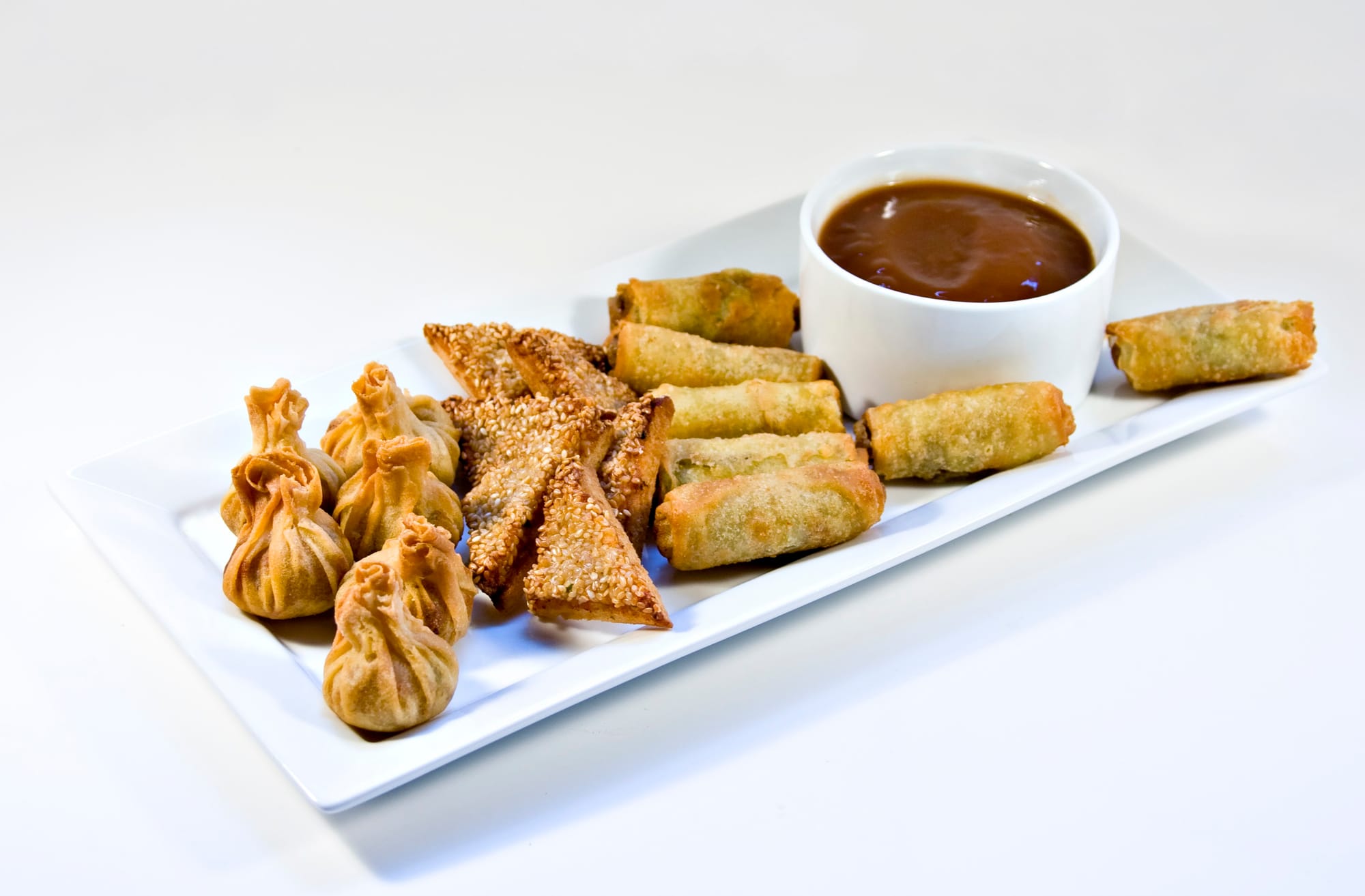 Oriental savoury platter