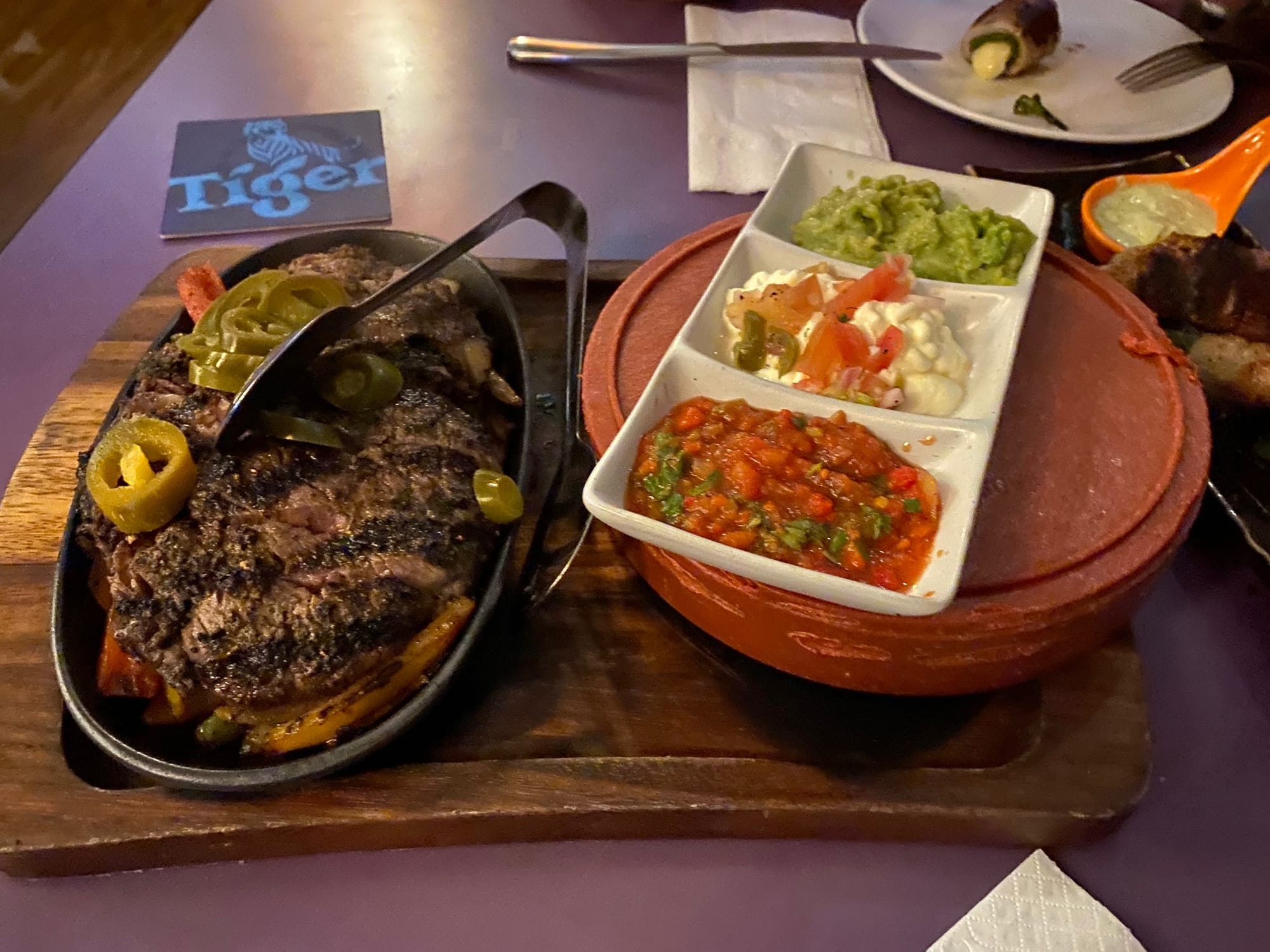 Mexikanisches Essen im "La Salsa", Dempsey Hill