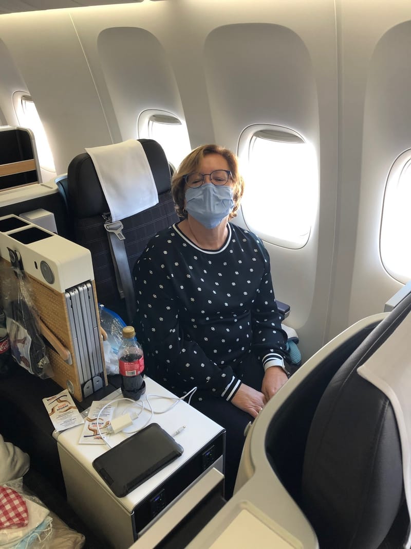 28. September 2020 - mein erster Business Flug